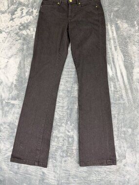 Tommy Hilfiger Jeans Tribeca Womens Black Straight Denim Pants Size 2